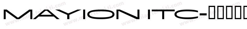 Mayion Itc字体转换